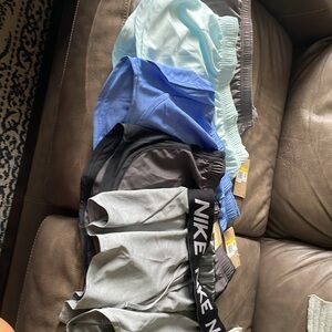 Nike Bundle of 5 with tags Women's Athletic Shorts in Blue/gray